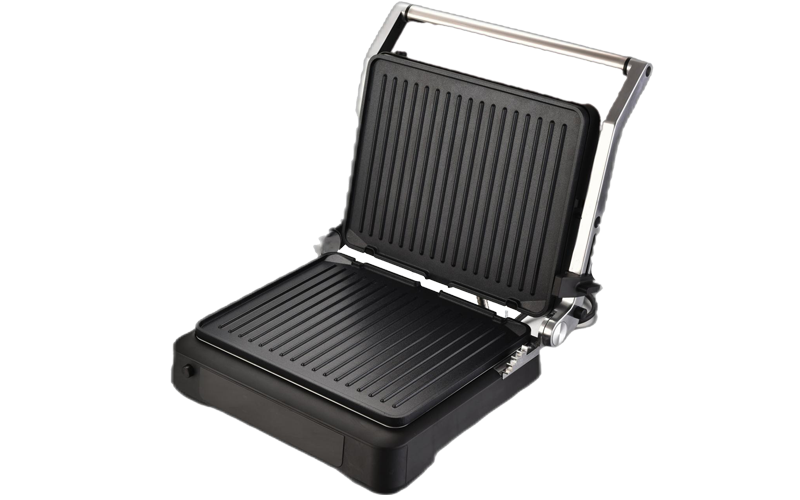 electric tabletop grill large lcd digital display with timer removable grill pan gr-178