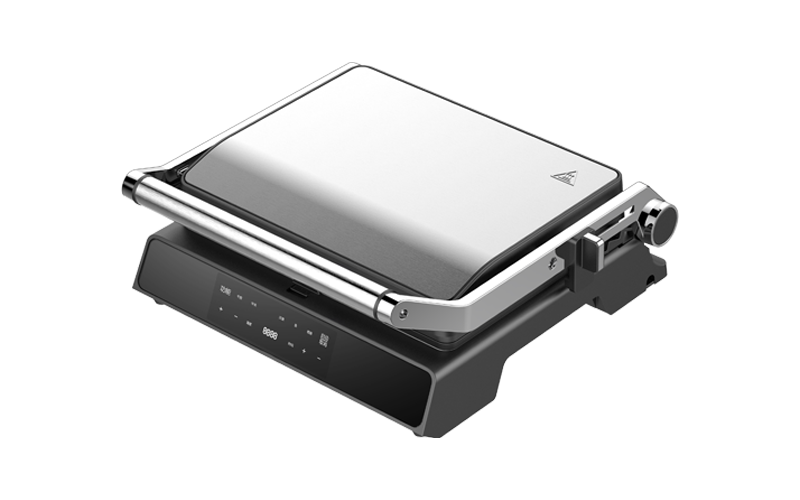 electric stove with griddle stainless steel nonstick removable plates digital display gr-281