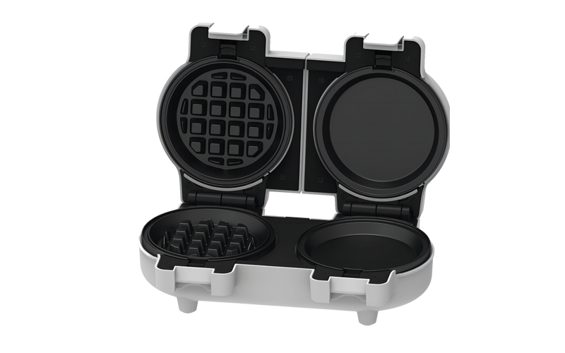 Mini removable plates power saving waffle maker non-stick easy to clean Support color customization
