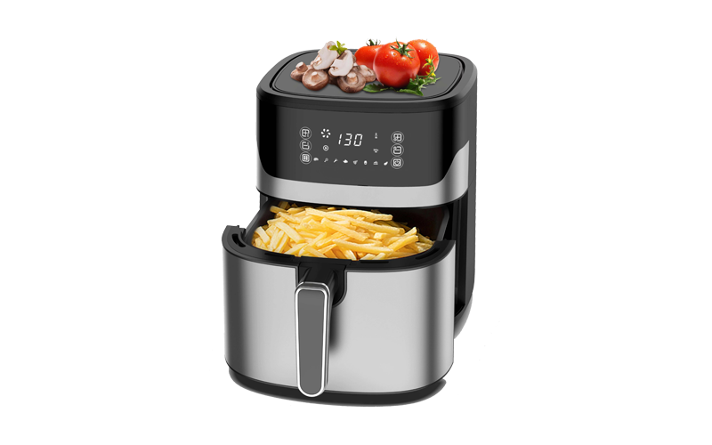 Best Stainless Steel Air Fryer for French Fries Digital display with 8 intelligent cooking modes