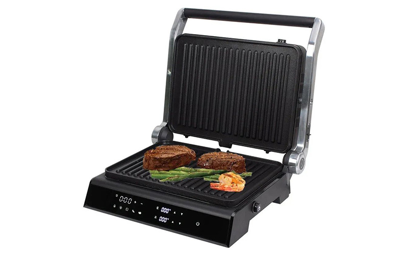 2000W Indoor Electric Grill | Non-Stick & Speech-Control System with Detachable Plate GR-122