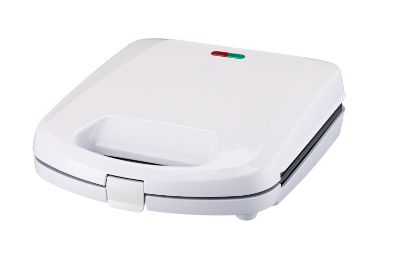 White Home Waffle Maker Sandwich or grill plate as optional&Non-stick coated plate for easy cleaning