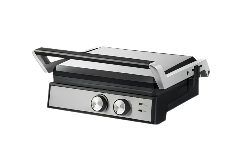 Custom BBQ Grill - GR-115 Adjustable Temperature Grill with Floating Hinge