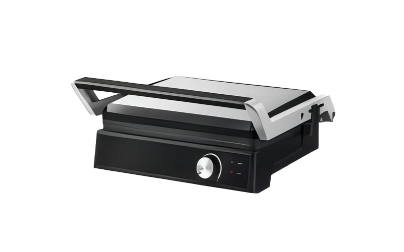 custom Contact Grill - GR-116 with Adjustable Temperature Control and Non-Stick Plates