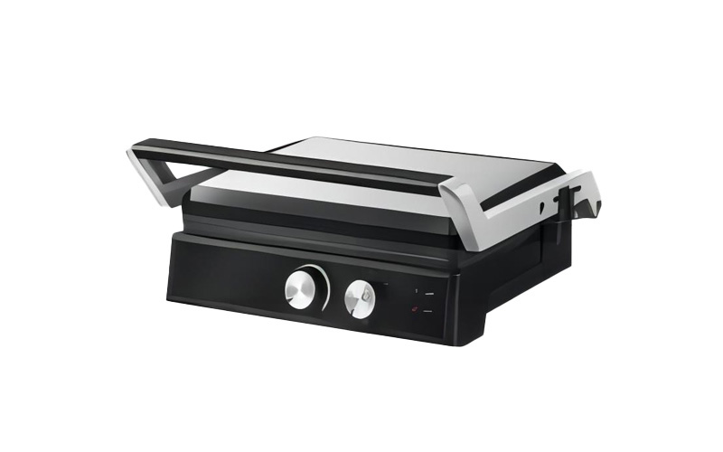 grill contact 2000W Household Panini Maker 180 Degree Open with Adjustable Temperature Control