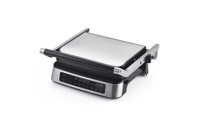 GR-196 Electric Griddle for Steaks with Digital LCD Display and Detachable Plates