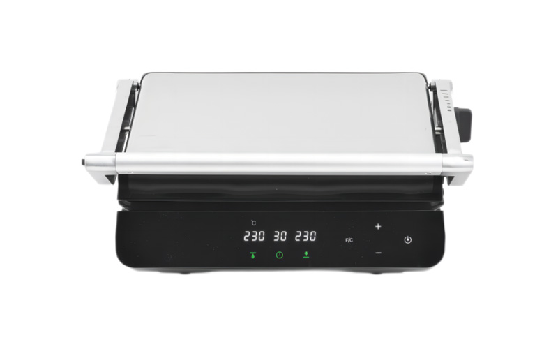 Smart Steel Electric Griddle with LED Display and Adjustable Temperature GR-217