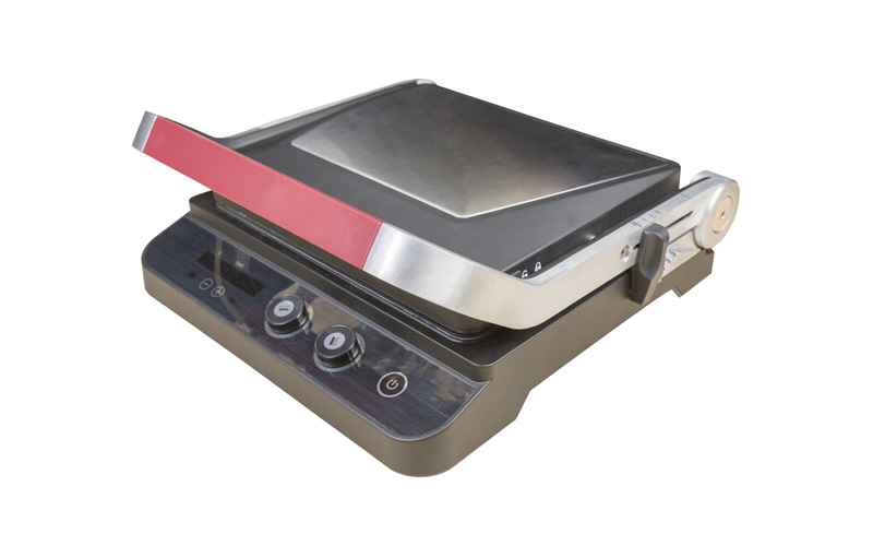 Electric Griddle for Steaks with Removable Non-Stick Plates and LED Display GR-219