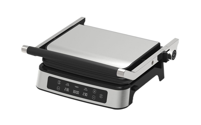 contact grill manufacturers|Panini Contact Grill with Digital Controls and Detachable Plates GR-241