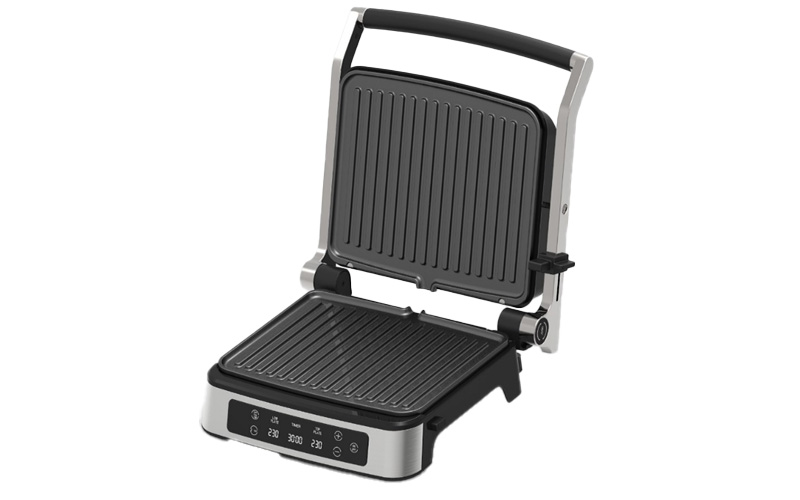 contact grill manufacturers|Panini Contact Grill with Digital Controls and Detachable Plates GR-241