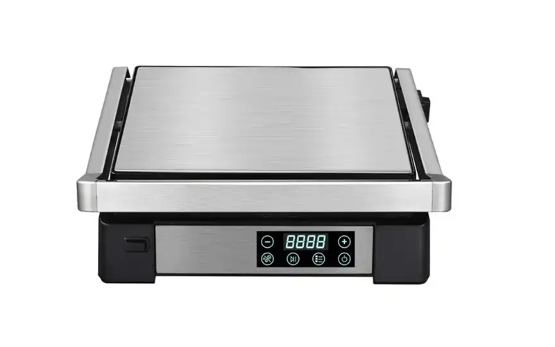 grill manufacturers|4 Slices Electric Contact Grill Panini Maker With Digital Control Panel