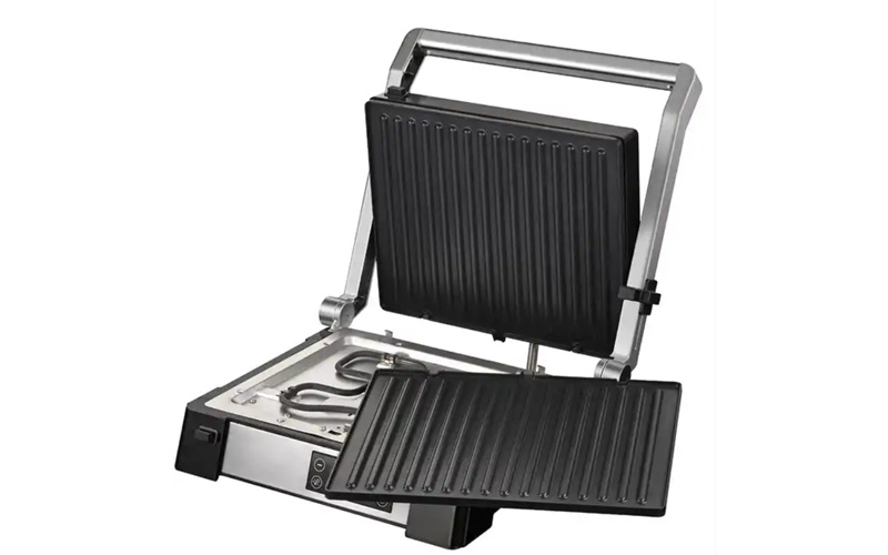 grill manufacturers|4 Slices Electric Contact Grill Panini Maker With Digital Control Panel