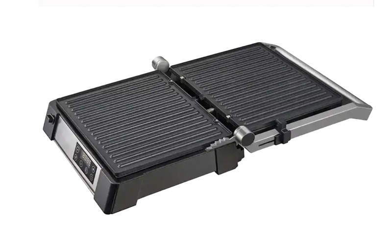 grill manufacturers|4 Slices Electric Contact Grill Panini Maker With Digital Control Panel