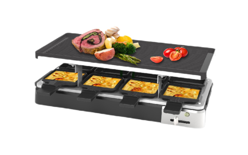 Custom Made BBQ Grill with Reversible Non-Stick Plate for Electric Tabletop Grilling GR-267