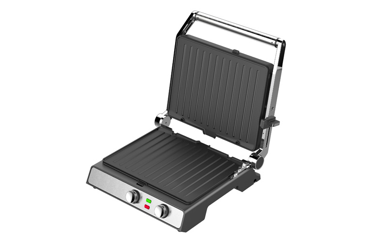 wholesale grills|Stainless Steel Electric Griddle with Removable Non-Stick Plates GR-279