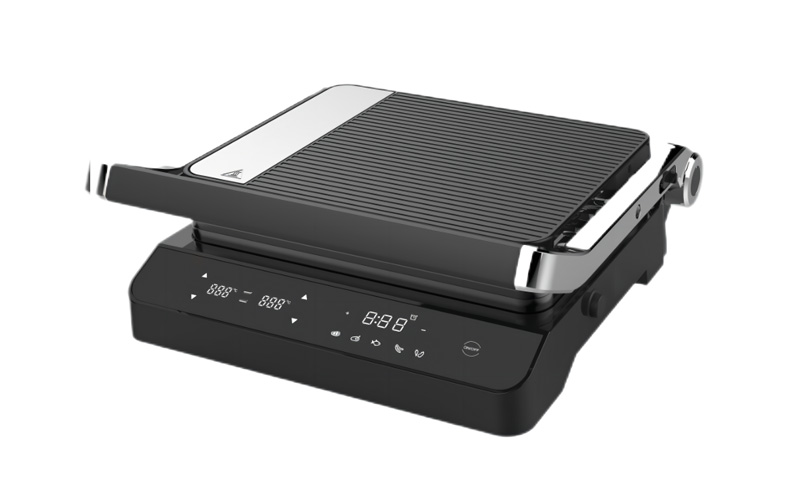 custom bbq grill|Professional Electric Griddle with Detachable Plates and Full LCD Display GR-285