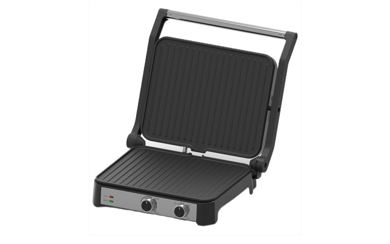 wholesale grills|Contact Grill with Adjustable Temperature and Timer, Stainless Steel Handle GR-301