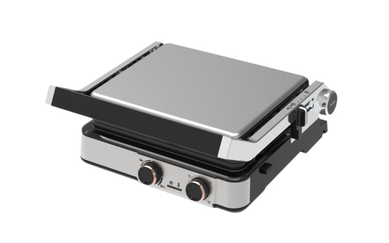 custome sear grill|Electric Tabletop Grill Indoor with Reversible Plates and Timer GR-314