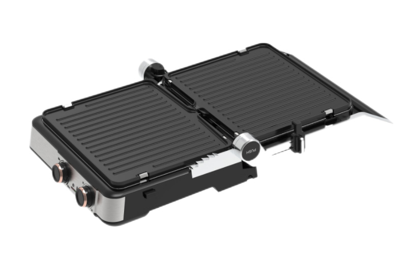 custome sear grill|Electric Tabletop Grill Indoor with Reversible Plates and Timer GR-314