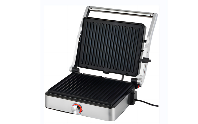 wholesale grills|Small Electric Indoor Grill with Detachable Plates and Glass Surface GR-328