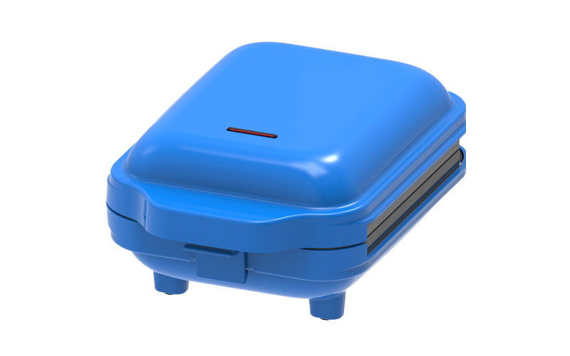 Manufacturer Red Blue Color Customization Mini Waffle Maker with Grill Plates