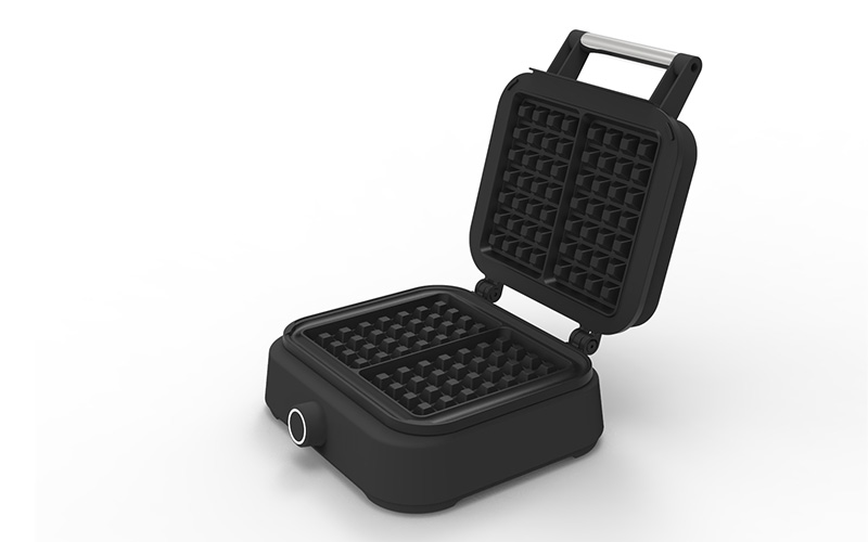 Manufacturer 1600W Square Waffle Maker with Adjustable Temperature Control