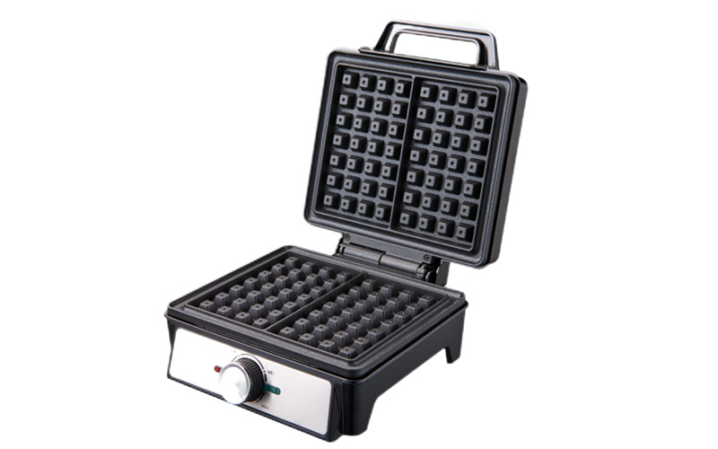 Factory Belgian Mini Waffle Maker with Temperature Control and Non-Stick Plates