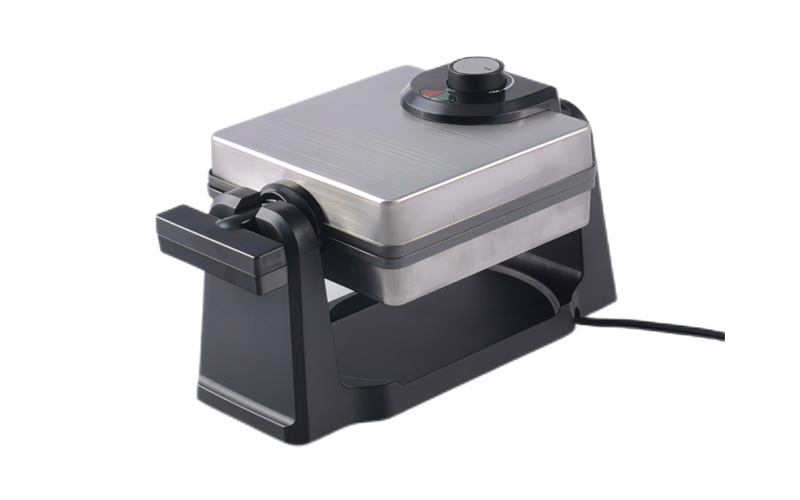 Customize Flip Over Rotating Belgian Waffle Maker with Non-Stick Plates