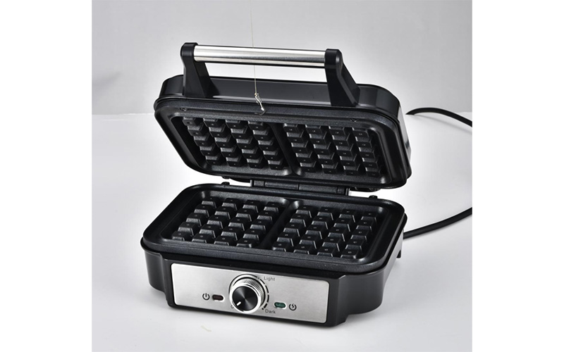 Factory Non Stick Press Waffle Maker with Adjustable Temperature Control