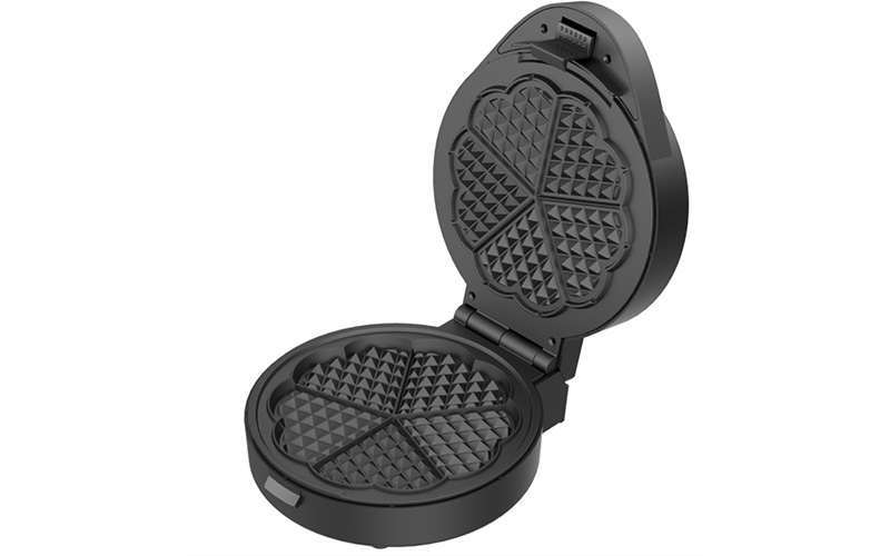 Manufacturer Rotary Hot Waffle Maker Baker with Removable Non-Stick Plates