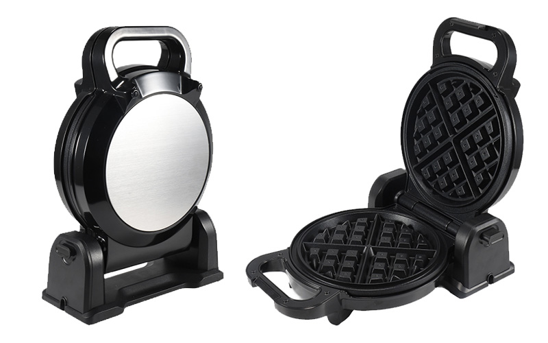 Wholesale Electric Flip Over Belgian Waffle Maker with Rotating Feature and 180° Flip