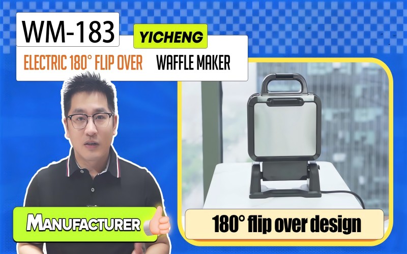 Perfect Belgian Waffles Every Time | WM-183 Electric 180° Flip Over Waffle Maker