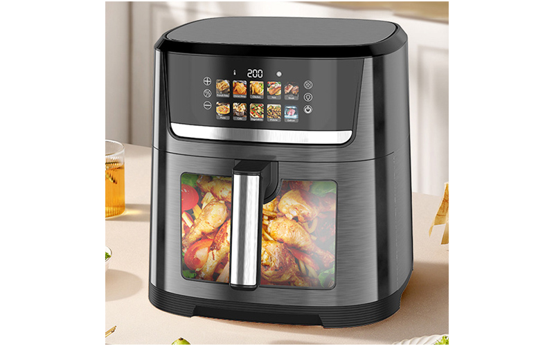 AF-8475 10L LCD Screen Double Digital Air Fryer with Visible Pot | OEM