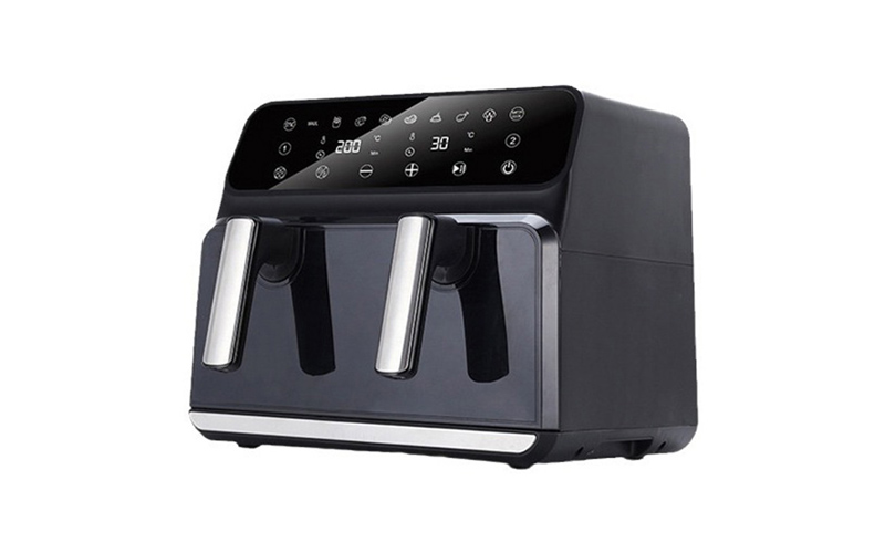 AF-8102 9L Dual Zone Digital Air Fryer with Double Baskets & Touch Screen | OEM