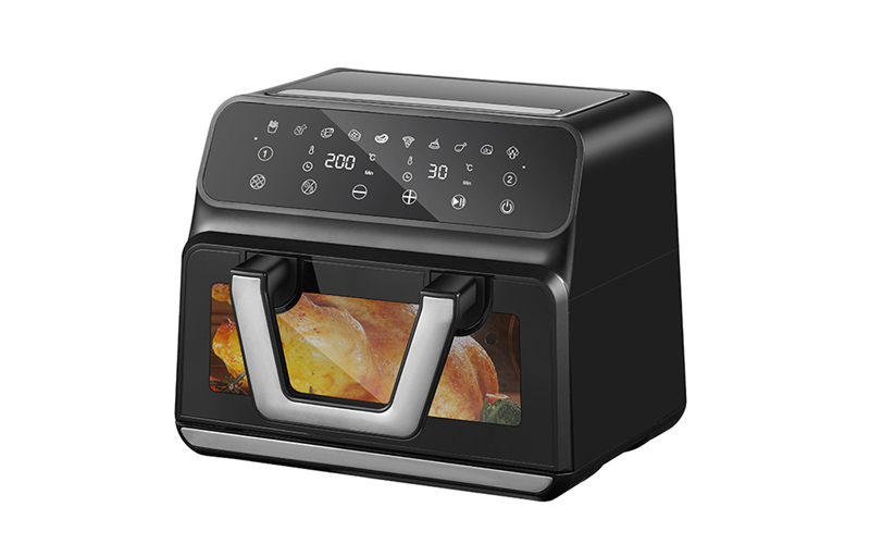 AF-8102 9L Dual Zone Digital Air Fryer with Double Baskets & Touch Screen | OEM