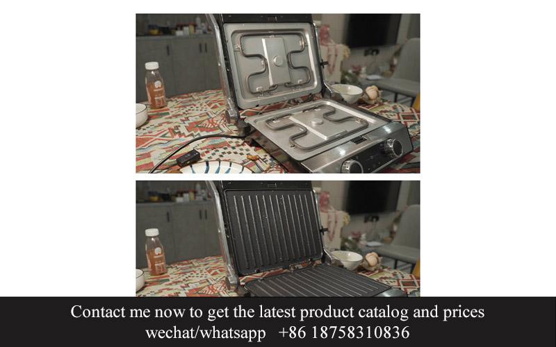 It features high-quality heating elements for consistent heat, adjustable temperature controls, and sometimes removable or multiple cooking surfaces. When purchasing, consider material durability—opt for high-quality non-stick, stainless steel, or cast aluminum with robust construction. Look for added safety features like overheat protection and indicator lights. These factors ensure long-term satisfaction and efficient performance.