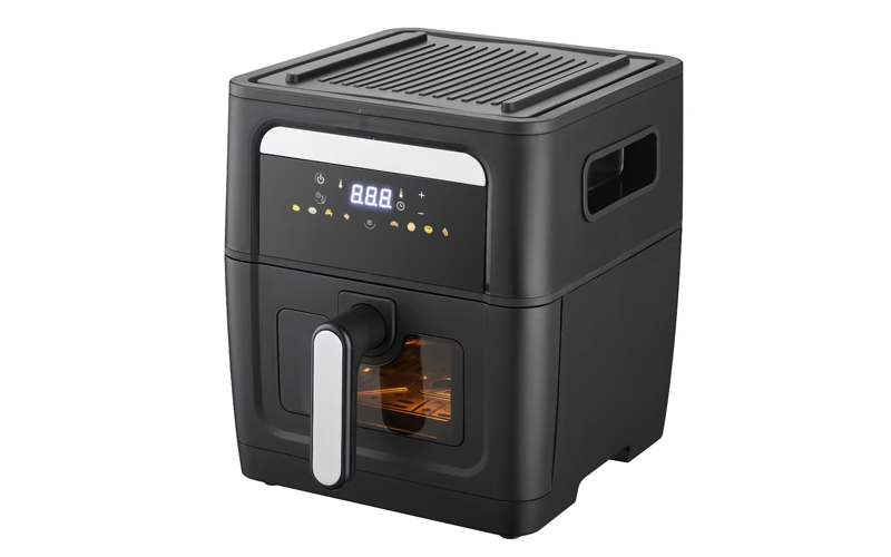 1700W 8.5L Air Fryer with 360° Fry Force & Detachable Upper for Grilling